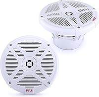 Pyle PLMRBT65W Bluetooth Marine Speakers — image 1