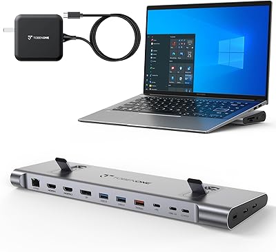 TobenONE USB-C Docking Station 3 Monitors & Dual Monitor