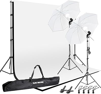 SLOW DOLPHIN Photography Studio Lighting Kit