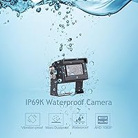 ATPTK 7″ 1080P AHD Wired Reverse Backup Camera System — image 5