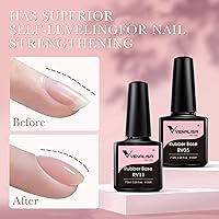 VENALISA 3 in 1 Rubber Base Gel Nail Polish Set, 12 Colors — image 3