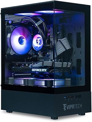 ViprTech Stryker 4.0 Gaming Desktop, AMD Ryzen 7 3700X, RTX 5060, 32GB RAM, 1TB SSD