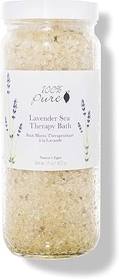 100% PURE Lavender Sea Therapy Bath Soak 15 Oz