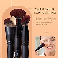 ZAMEL 26Pcs Premium Black Makeup Brushes Set — image 5