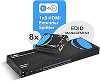 OREI UHD18-EX115-K 4K 1x8 HDMI Extender Splitter — image 8