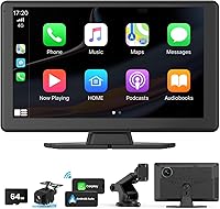 Moeckearla 9″ Wireless CarPlay Screen with 5K Dash Cam — image 1