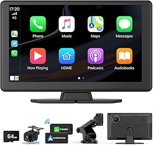 Moeckearla 9″ Wireless CarPlay Screen with 5K Dash Cam Review