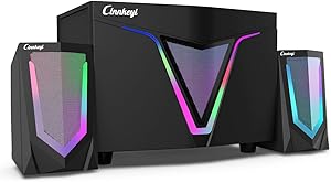 Cinnkeyi S217 2.1 USB-Powered Computer Speakers with Subwoofer