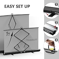 RAUBAY 78.7 x 82.7in Large Collapsible Gray Backdrop Screen — image 4