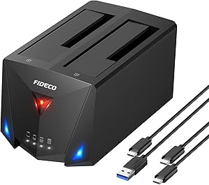 FIDECO USB 3.2 Gen 1 Hard Drive Docking Station