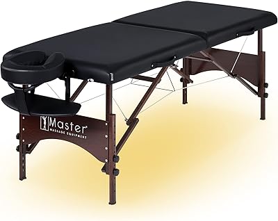 Master Massage Argo Black Portable Massage Table