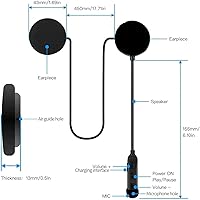 JZAQ BT30 Motorcycle Helmet Bluetooth Headset — image 7