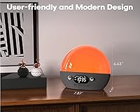 MOMILLA RO310 Sunrise Alarm Clock with Bluetooth Speaker — image 8