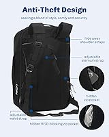 Hynes Eagle TSA Friendly Travel Backpack 40L — image 2