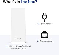 Linksys Atlas WiFi 6 Router MX2000 2-Pack — image 7