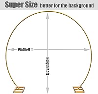 LANGXUN 9ft Metal Circle Balloon Arch Stand — image 2