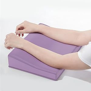 ZIZZON Manicure Hand Rest Cushion Pillow, Purple Review