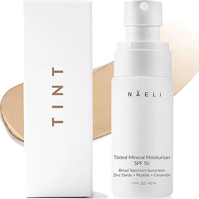 NAELI Anti Aging Tinted Moisturizer SPF 50, 1.4 oz