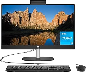 HP 23.8-inch All-in-One Desktop PC, Intel Core i3-N300, 8GB RAM, 256GB SSD Review