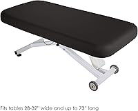 EarthLite Massage Table Protection Cover – Black, Fits 28-32″ Wide Tables — image 4