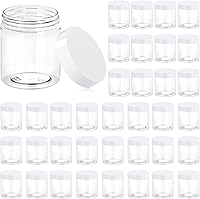 Eternal Moment 36 Pack 8oz Plastic Jars with White Lids — image 1