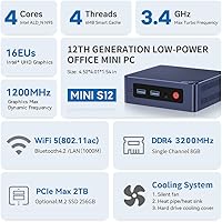 Beelink Mini S12 Mini PC, Intel 12th Gen, 8GB RAM, 256GB SSD — image 3