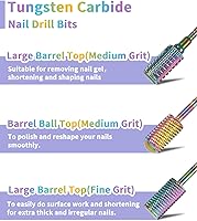 BQAN Nail Drill Bits Set, 17Pcs Tungsten Carbide Drill Bit Set — image 3