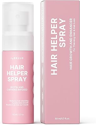 Trybello Hair Helper Spray - Growth Serum with Biotin & Castor Oil