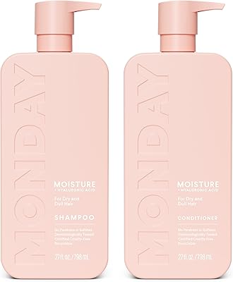 MONDAY HAIRCARE Moisture Shampoo + Conditioner 27 oz for Dry Hair