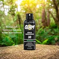 SLAM WoodsMan Men's Scented Sunscreen Spray SPF 30, 5oz — image 5