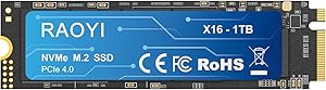 RAOYI 1TB NVMe PCIe Gen4 SSD
