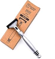 Taconic All-Metal Heavyweight Chrome Razor with 10 Pivot Plus Blades — image 8