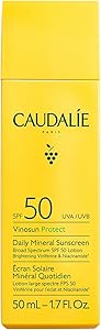 Caudalie Vinosun Protect Daily Mineral Sunscreen SPF50 50mL Review