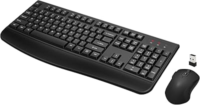 QUASIO Wireless Keyboard and Mouse Combo
