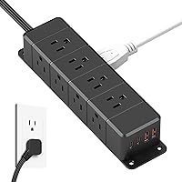 ANNQUAN 45W USB-C Fast Charging Under Desk Power Strip — image 1