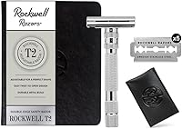 Rockwell T2 Twist-To-Open Double-Edge Safety Razor - Gunmetal Chrome — image 1