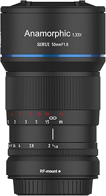 Sirui 50mm F1.8 1.33X S35 Anamorphic Lens for RF Mount