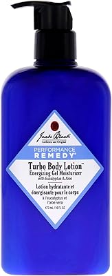 Jack Black Turbo Body Lotion Energizing Gel Moisturizer 16oz