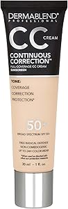 Dermablend Continuous Correction CC Cream Foundation SPF 50+ 15N Fair 2 Review