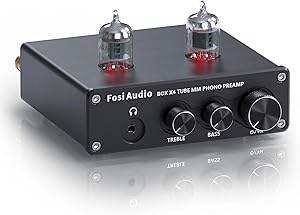 Fosi Audio BOX X4 Phono Preamp with 5725W Vacuum Tubes Review