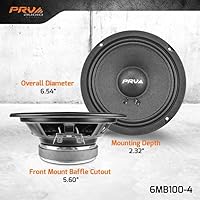 PRV AUDIO 6MB100-4 6.5 Inch Midbass Car Audio Speakers (Pair) — image 5