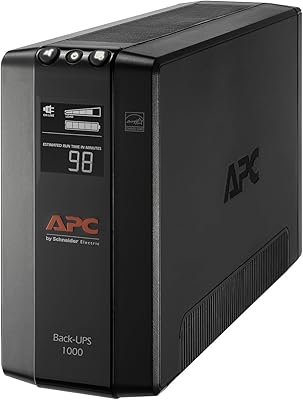 APC Back-UPS Pro 1000VA UPS Battery Backup BX1000M
