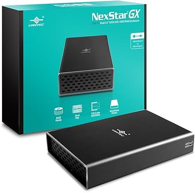Vantec Nexstar GX USB 3.0 Dual 2.5″ SATA SSD/HDD RAID Enclosure