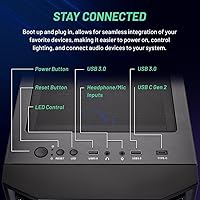 Skytech Gaming Shadow Desktop PC, Intel i5-13400F, NVIDIA RTX 4060, 32GB RAM, 1TB SSD — image 2
