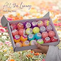 EvolutionUSA Refresh Bath Bombs, 24 Mini Bath Balls for Women — image 8