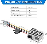 YABOANG 20-72V to 12V DC Converter 10A 120W — image 4