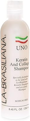 La-Brasiliana Uno Keratin and Collagen Shampoo 8.45 fl.oz.