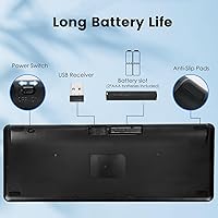 Bnnwa Multi-Device Wireless Bluetooth Keyboard with Touchpad — image 6