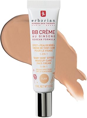 Erborian BB Cream Matte Beauty Balm SPF 20 0.5oz