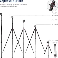 NEEWER Upgraded 80.7″ Carbon Fiber Camera Tripod Monopod N55CR — image 3